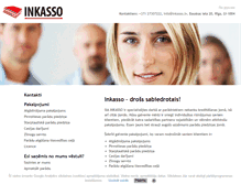 Tablet Screenshot of inkasso.lv